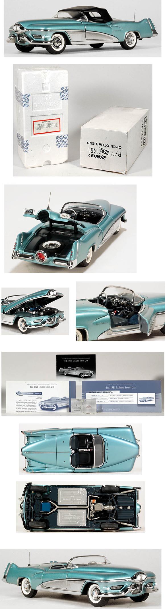 1998, Franklin Mint 1951 Buick LeSabre in Original Box